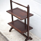 Wooden folding table, cake presentation support, side table, cake stand