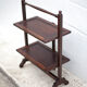 Wooden folding table, cake presentation support, side table, cake stand