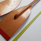 Former wooden double-row paddle