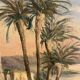 Old painting, orientalist landscape, signed George 20th century