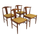 Set of 4 Scandinavian teak chairs, Sweden, 1960