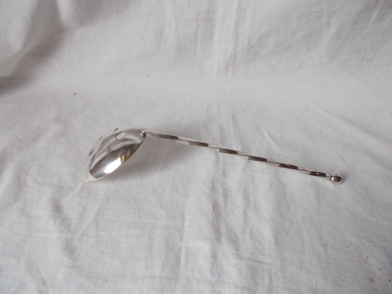 Silver-plated ice spoon