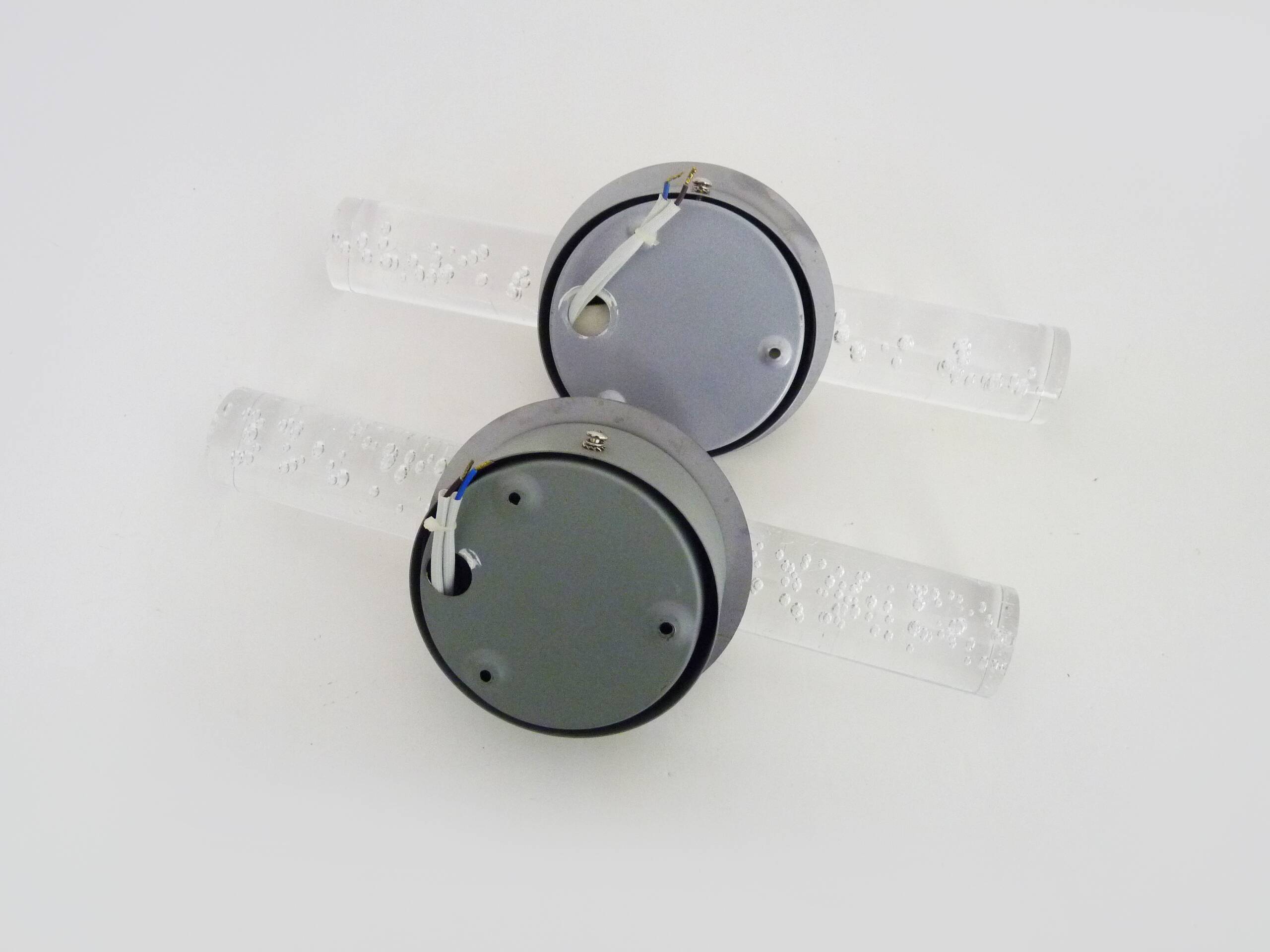 Pair of Rabalux Aphrodite double tube LED wall lights