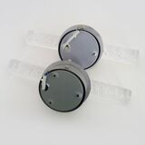 Pair of Rabalux Aphrodite double tube LED wall lights