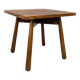 Table d'appoint moderniste en chêne par Jan Vaněk pour Krásná Jizba