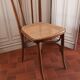 Curved wood bistro chair