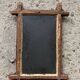 Tramp Art Wall Mirror - Hand-carved 19th Century
