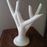 Vintage coral branch vase