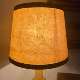 Brass candlestick style lamp