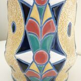 Art Deco ceramic vase, 1920s/1930s, signed Amphora (Czech Republic)