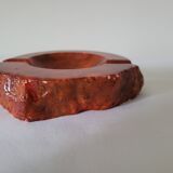 Red onyx ashtray