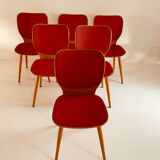 6 MAX BILL chairs by BAUMANN 800 series
