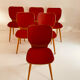 6 MAX BILL chairs by BAUMANN 800 series