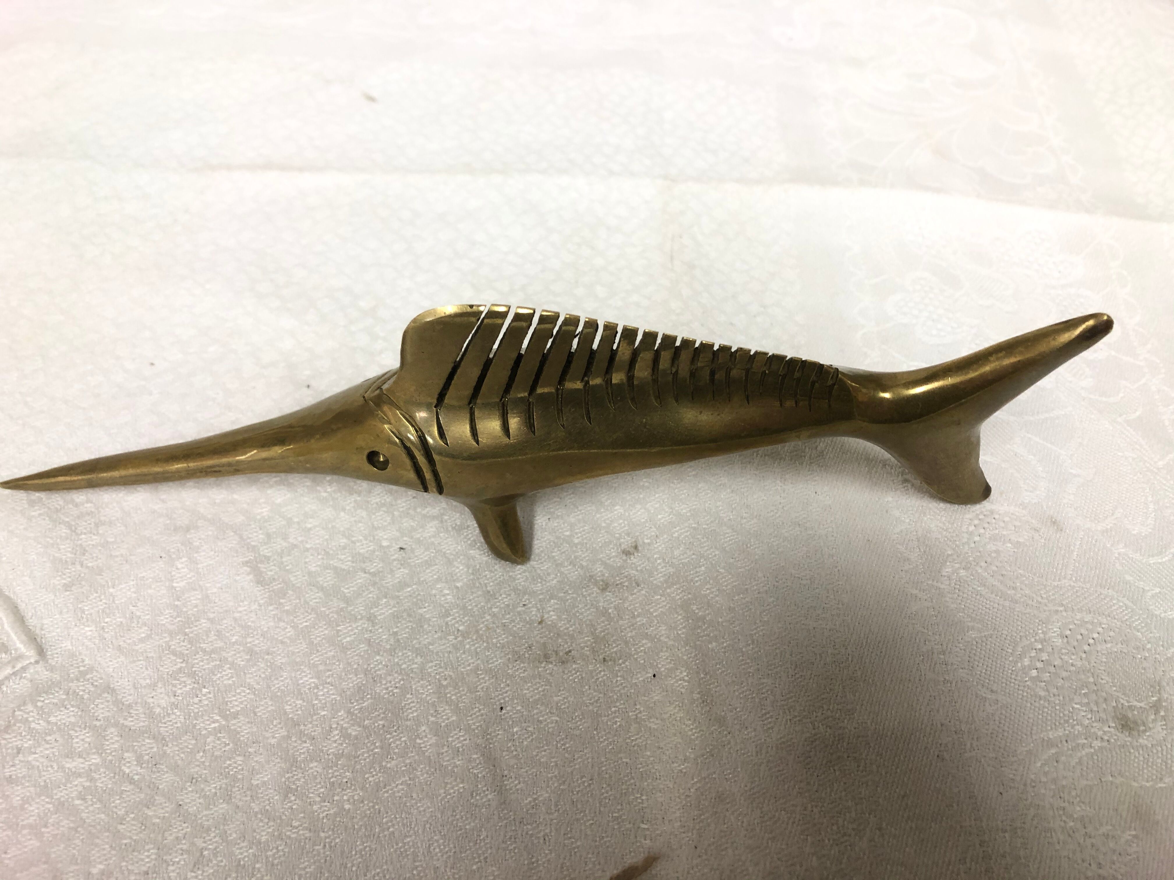 70s brass swordfish