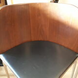 Compact dining area "fusion" table & 4 chairs