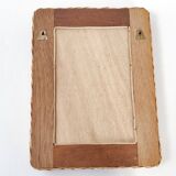 Miroir rotin vintage 1960