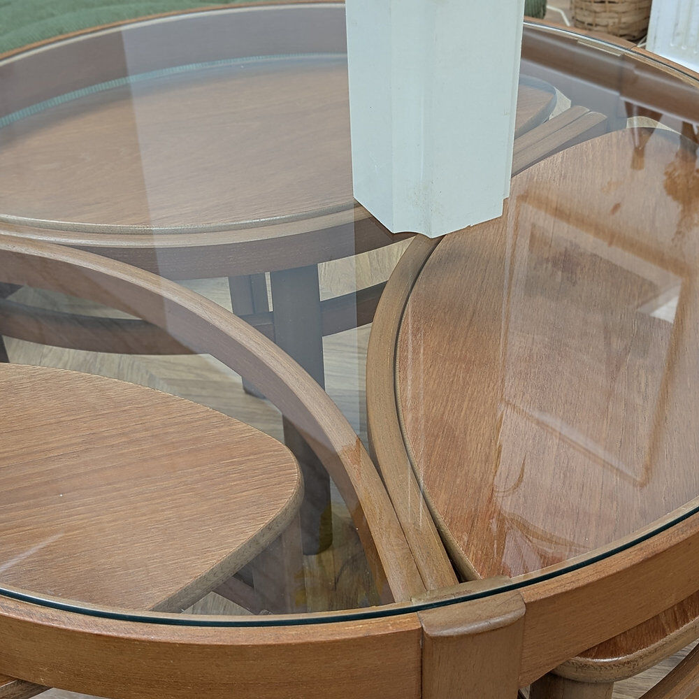 Vintage Nathan coffee table from the 1960s.