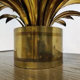 Maison jansen flower table lamp, 1970s