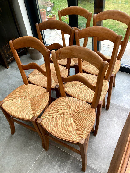 Chaises paillées