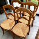 Chaises paillées