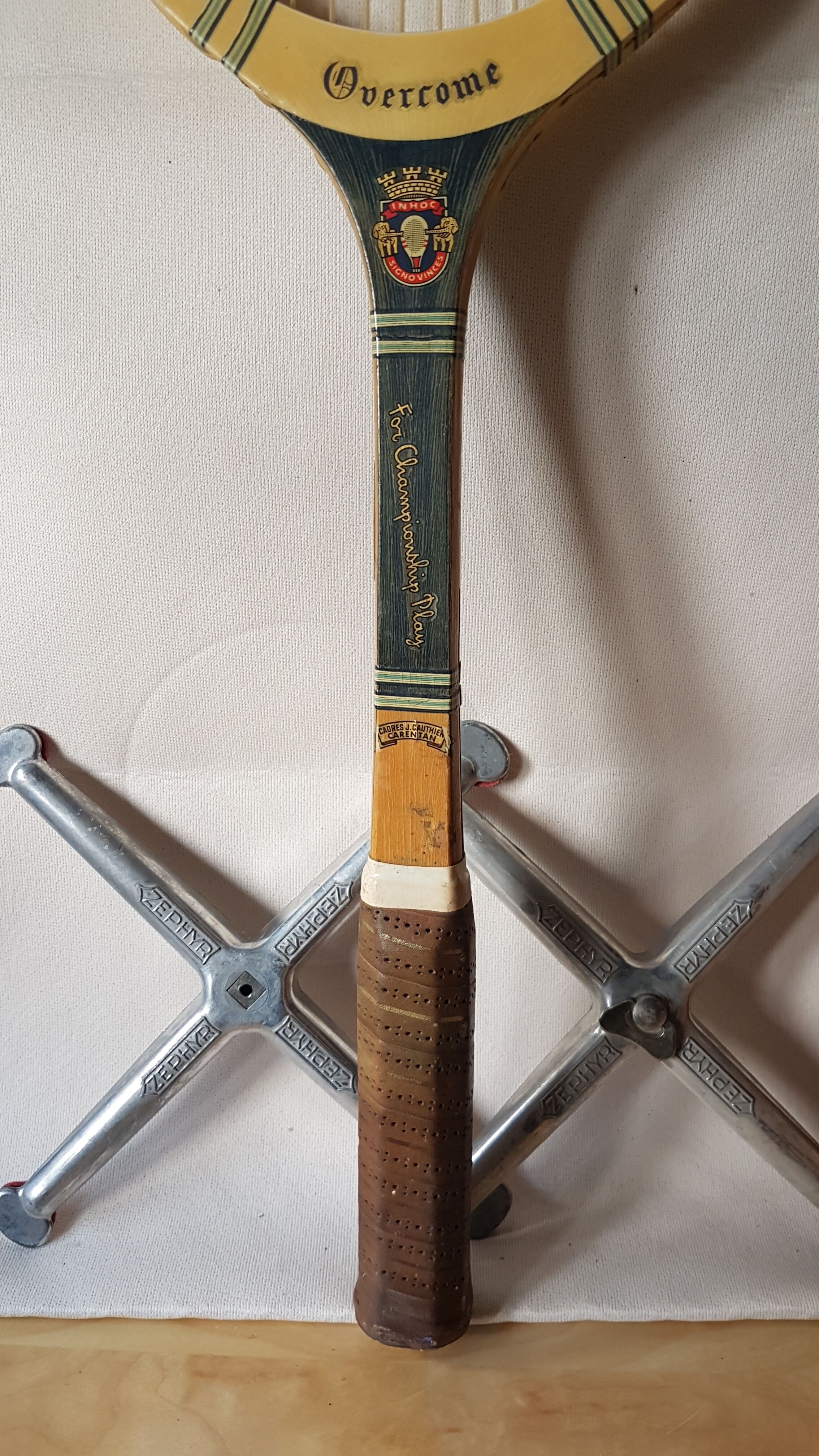 Gauthier period 70 tennis racket "model filed"