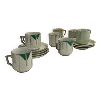 Art Deco cup and saucer set