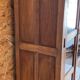Glass cabinet in old teak