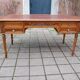 Napoleon III desk in Louis XVI style made of walnut from the late 19th century.