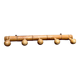 Wooden coat rack 5 hooks