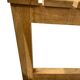 Vintage XL wooden coat rack with bench
