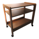 small danish trolley or sidetable in teak  from the 70s