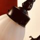 Lampe fleur en tôle, années 50