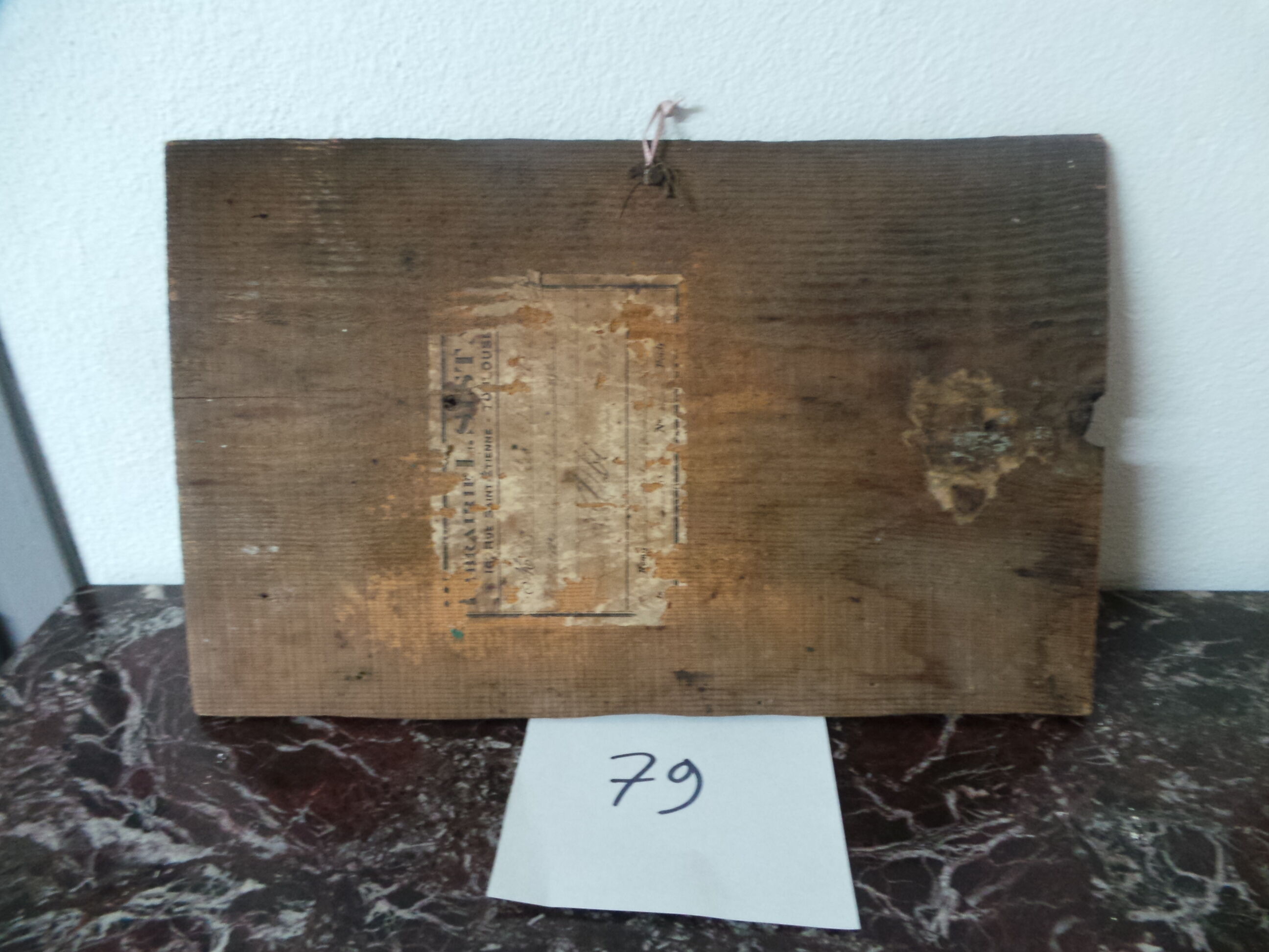 Landscape oil on panel