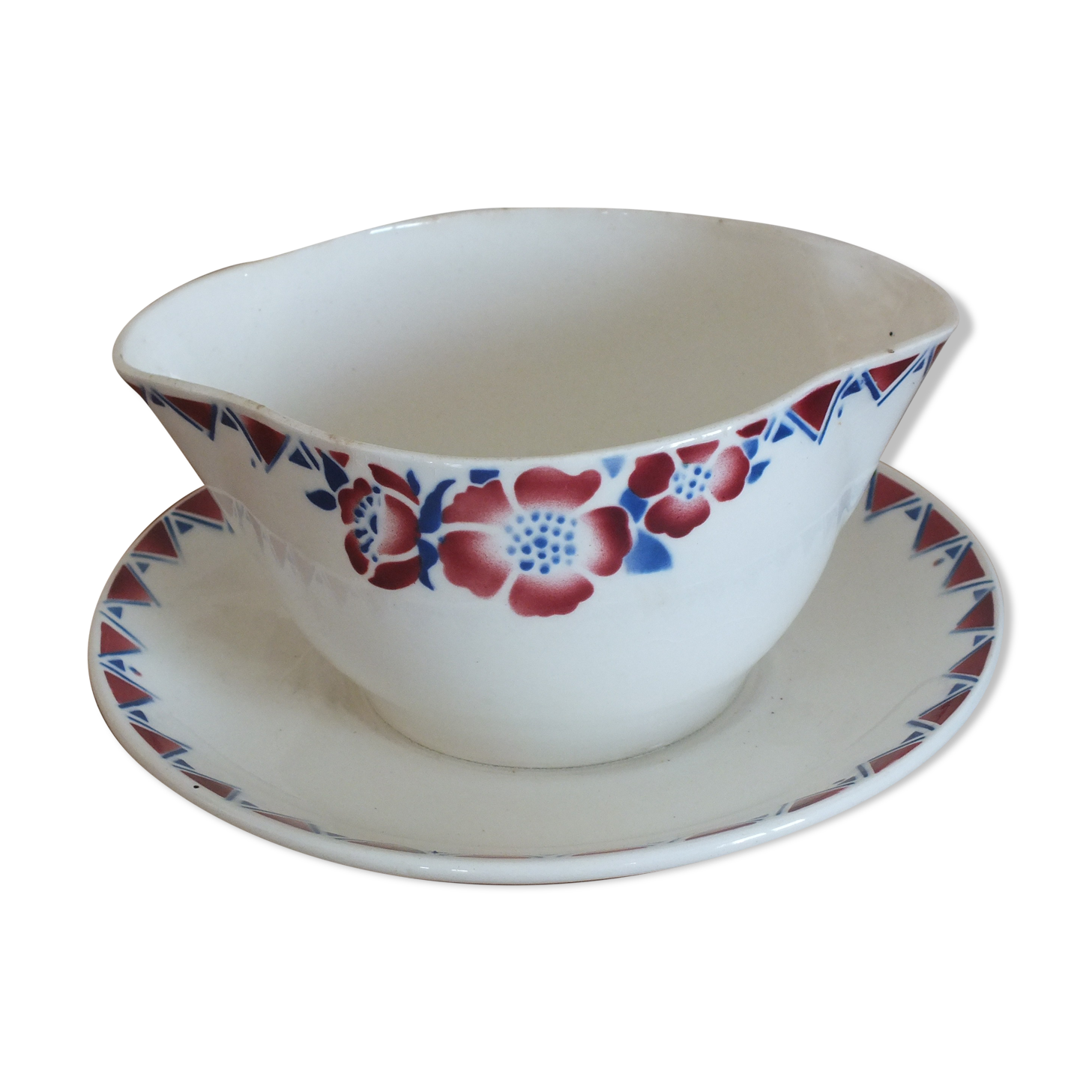 + Vintage sausage Maker Céranord Saint Amand model Eglantines +