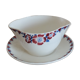 Saucière vintage Céranord Saint Amand modèle Eglantines +