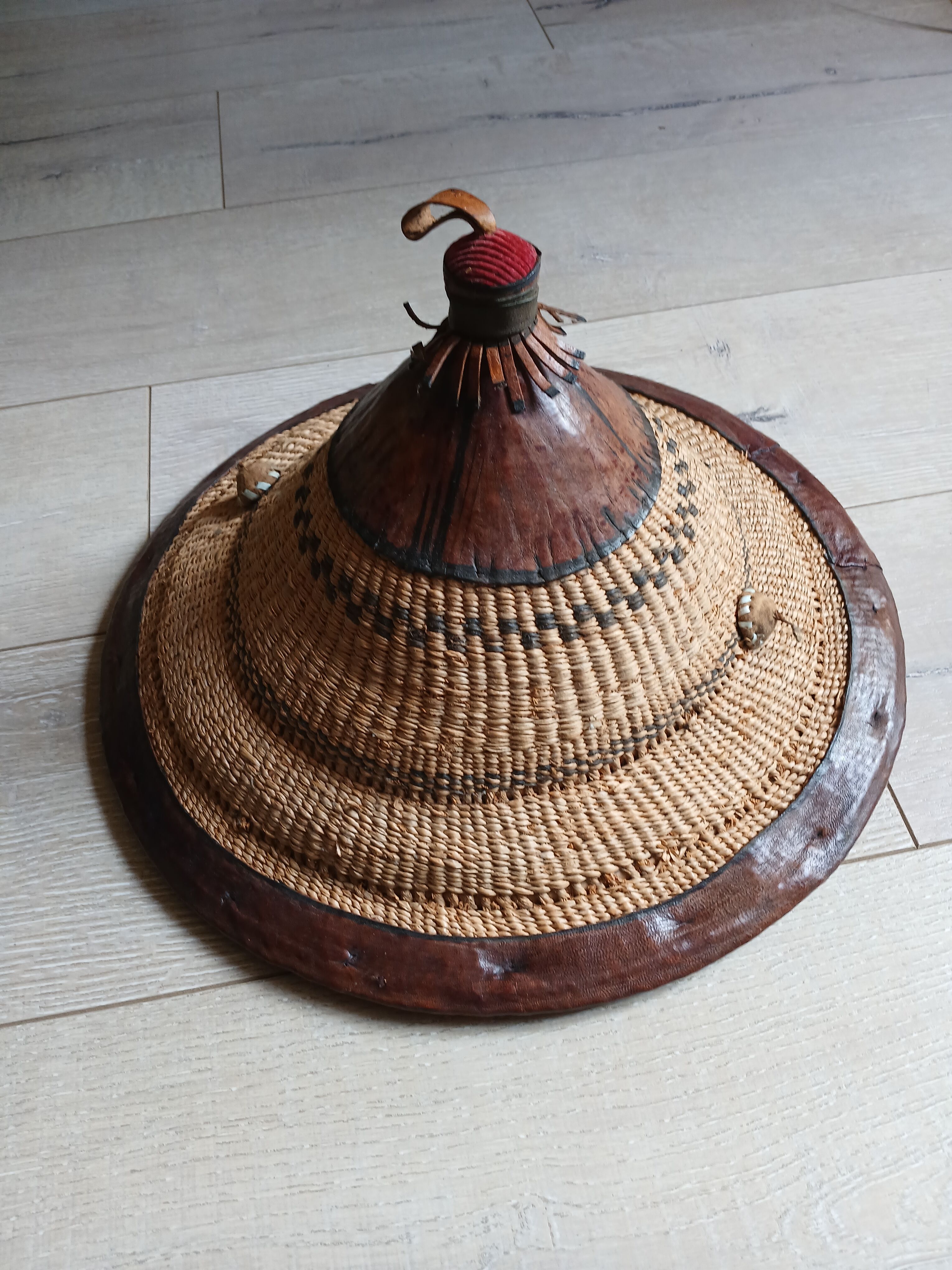 Ancient artisanal African hat