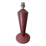 Conical lamp foot in bayonet leather