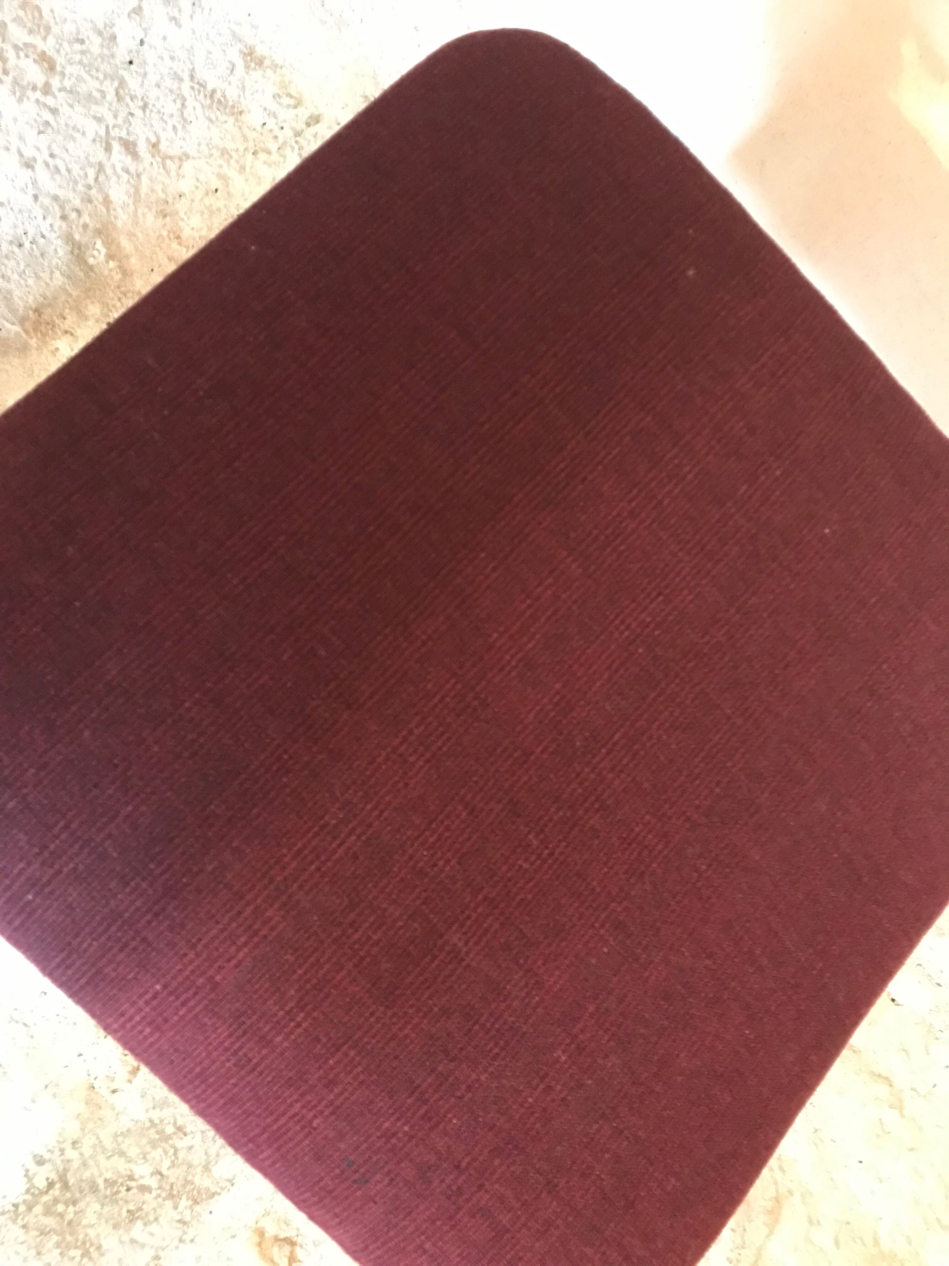 Vintage stool ottoman 1960