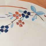 Plat ovale en porcelaine de Sarreguemines