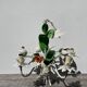 Metal flower bouquet ceiling chandelier