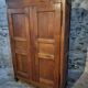 18th-century French antique cherry wood wardrobe – Rustic sideboard
