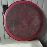 Very large Napoleon III painted tin tray