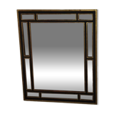 70s rectangular mirror in gilded wood