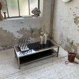 70s Belgo Chrome coffee table