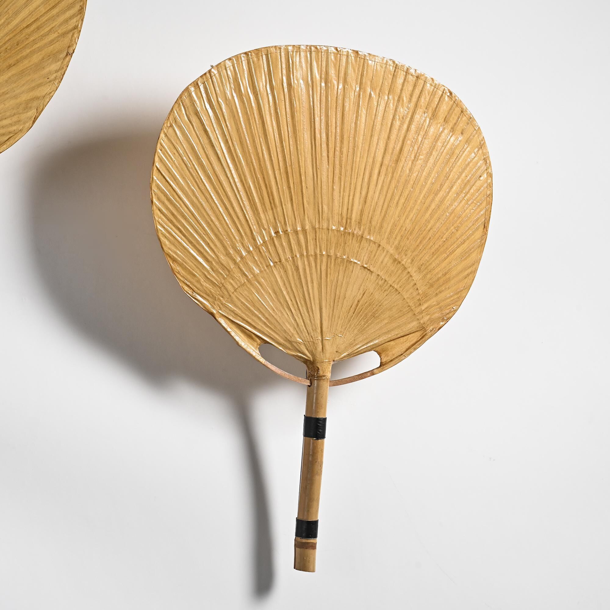 Uchiwa II Wall Lights, Ingo Maurer, Design M, 1973