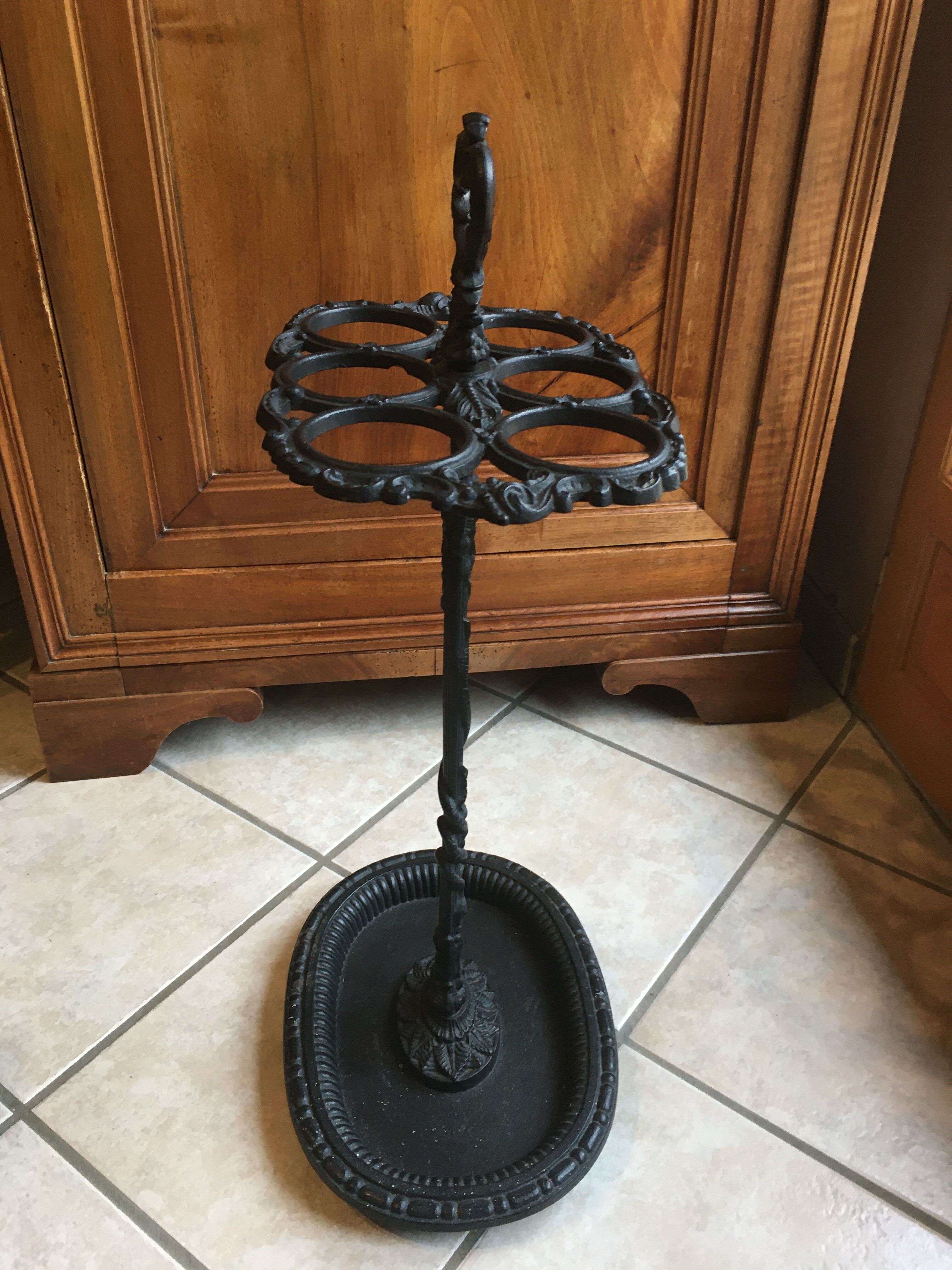 Old umbrella holder