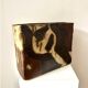 Brutalist Danish vase stoneware from Trille Keramik, 1970s
