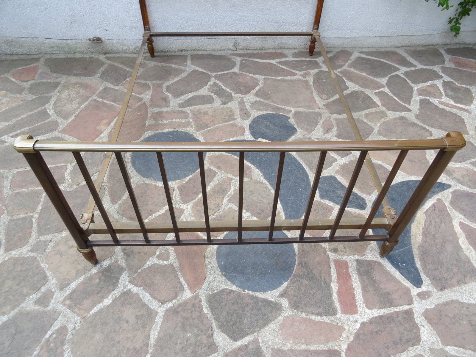 Brass double bed