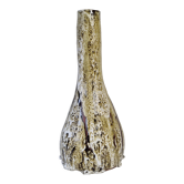 Vase bouteille en céramique émaillée fat lava