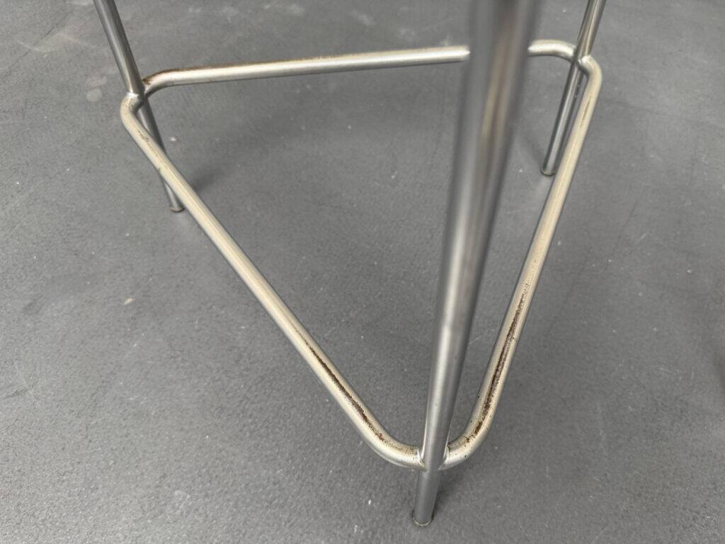 Set of 3 high Dot bar stools by Arne Jacobsen for Fritz Hansen, Denmark, 1968